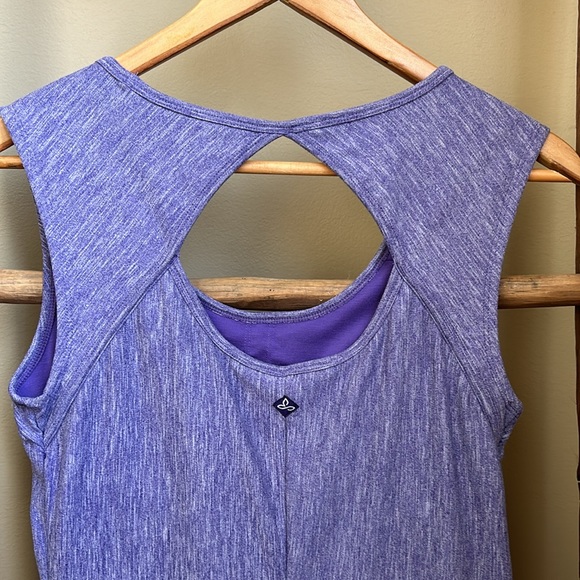 NWT Prana Performance Calico Active Dress Athletic Ultra Violet Shelf Bra - Picture 6 of 9
